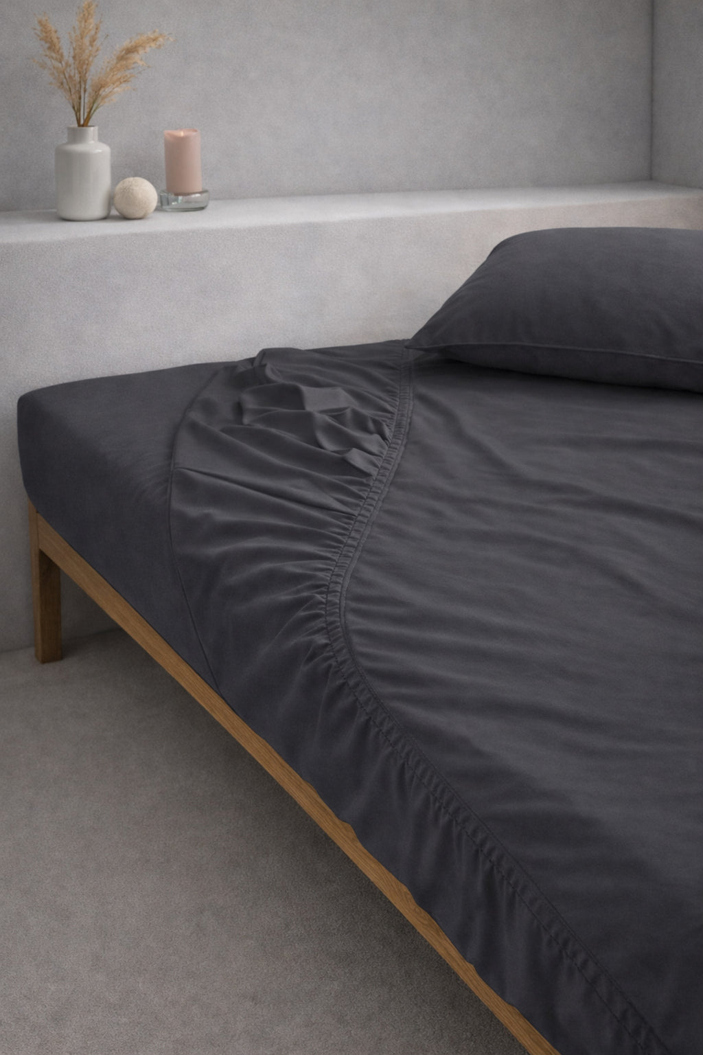 Ranforce %100 Pamuk Lastikli Fitted Çarşaf Seti | Yastık Kılıflı