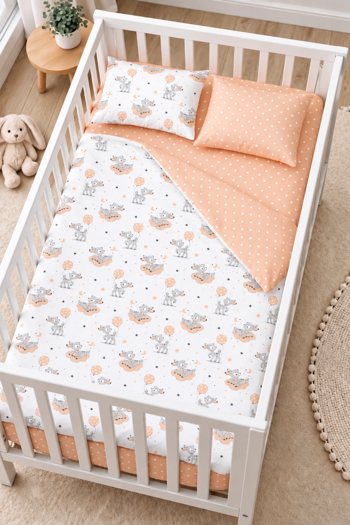 Bambi %100 Pamuk Ranforce Bebek Nevresim Takımı