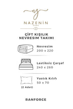 Ranforce Vanda %100 Pamuk Nevresim Takımı | Çarşaflı