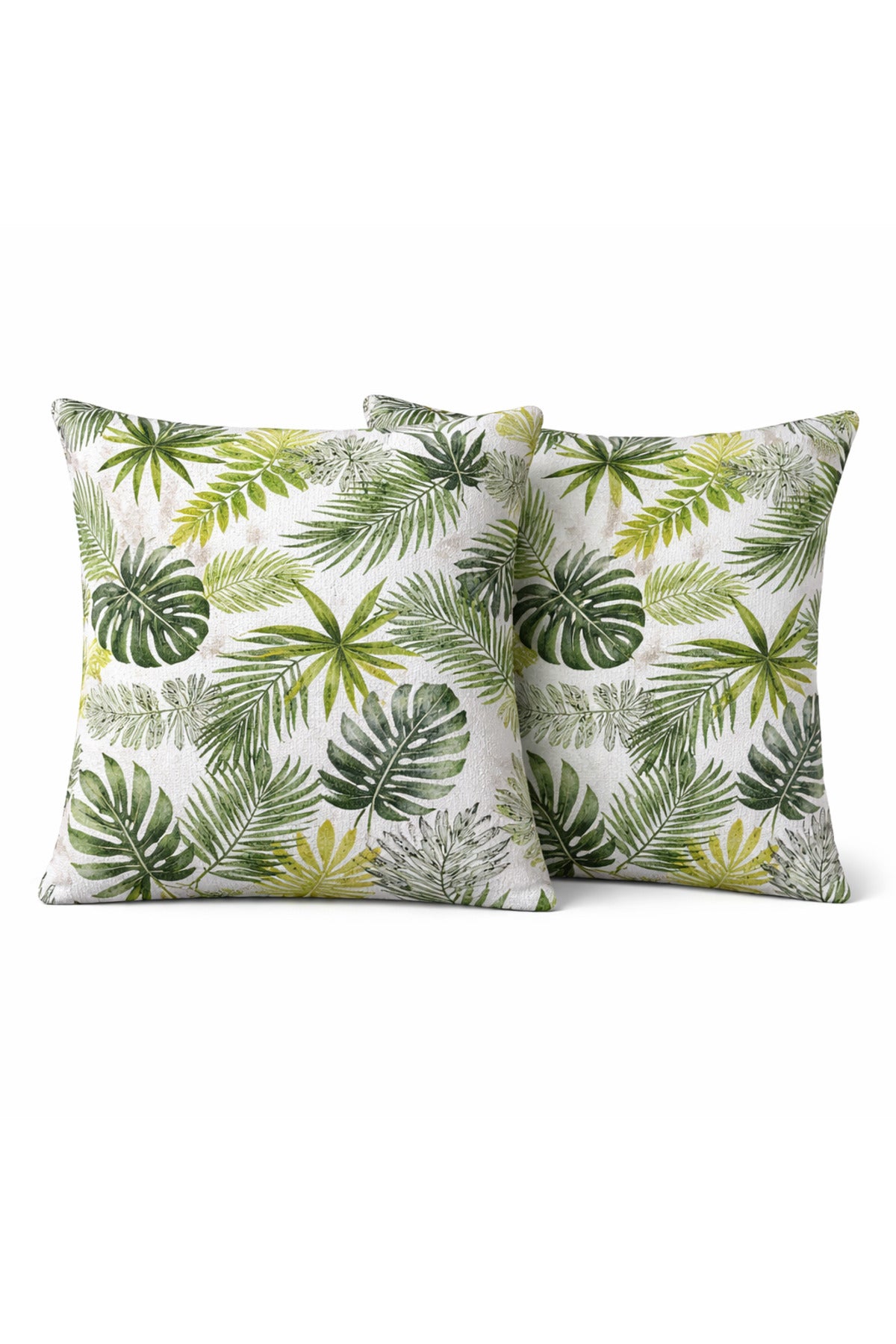 Dekoratif Kırlent % 100 Pamuk Gofre Bürümcük Tropical