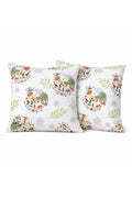 Dekoratif Kırlent % 100 Pamuk Flanel Pazen Christmas Green