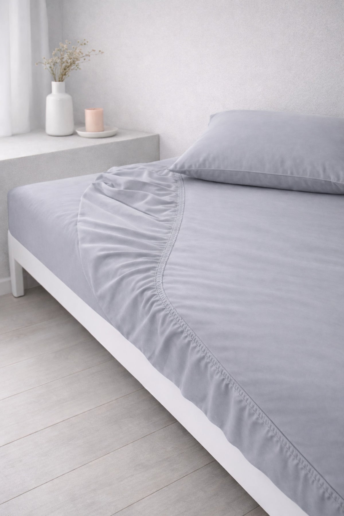 Ranforce %100 Pamuk Lastikli Fitted Çarşaf Seti | Yastık Kılıflı — Barkod 8682856039230