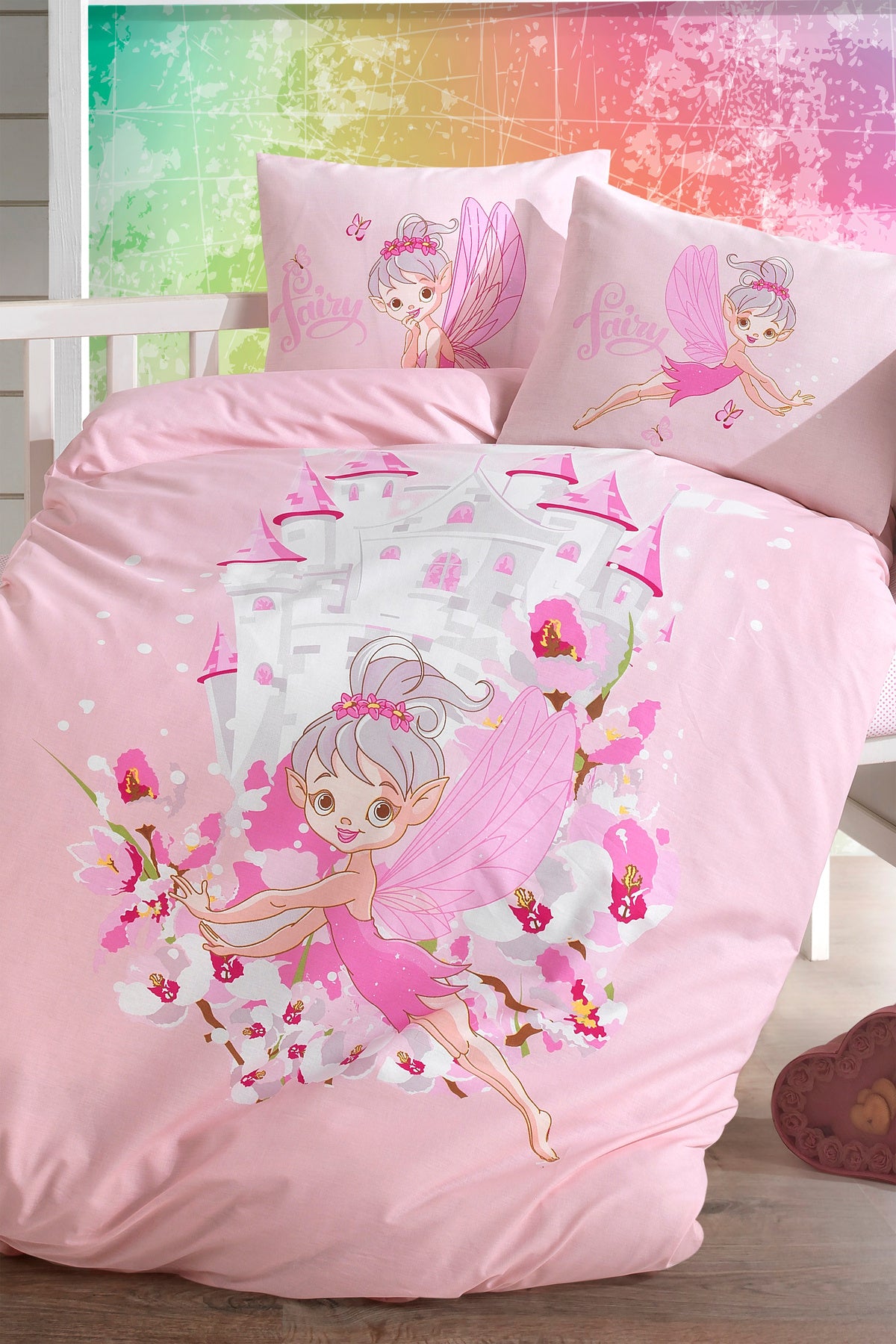 Fairy %100 Pamuk Ranforce Bebek Nevresim Takımı