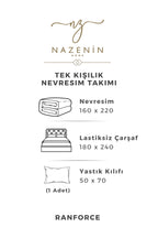 Ranforce Stella Black %100 Pamuk Nevresim Takımı