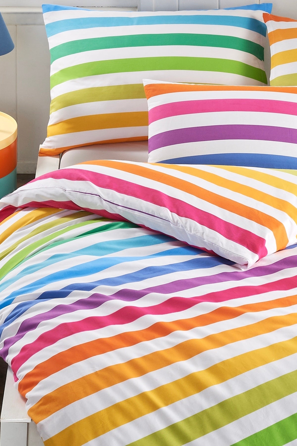 Ranforce Rainbow Nevresim Seti %100 Pamuk | Çarşafsız